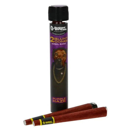 BLUNT PREROULE 1 1/4 G-ROLLZ HERBAL BLEND TERPENES PURPLE HAZE PAR 2 EASYQUAL CBD SHOP