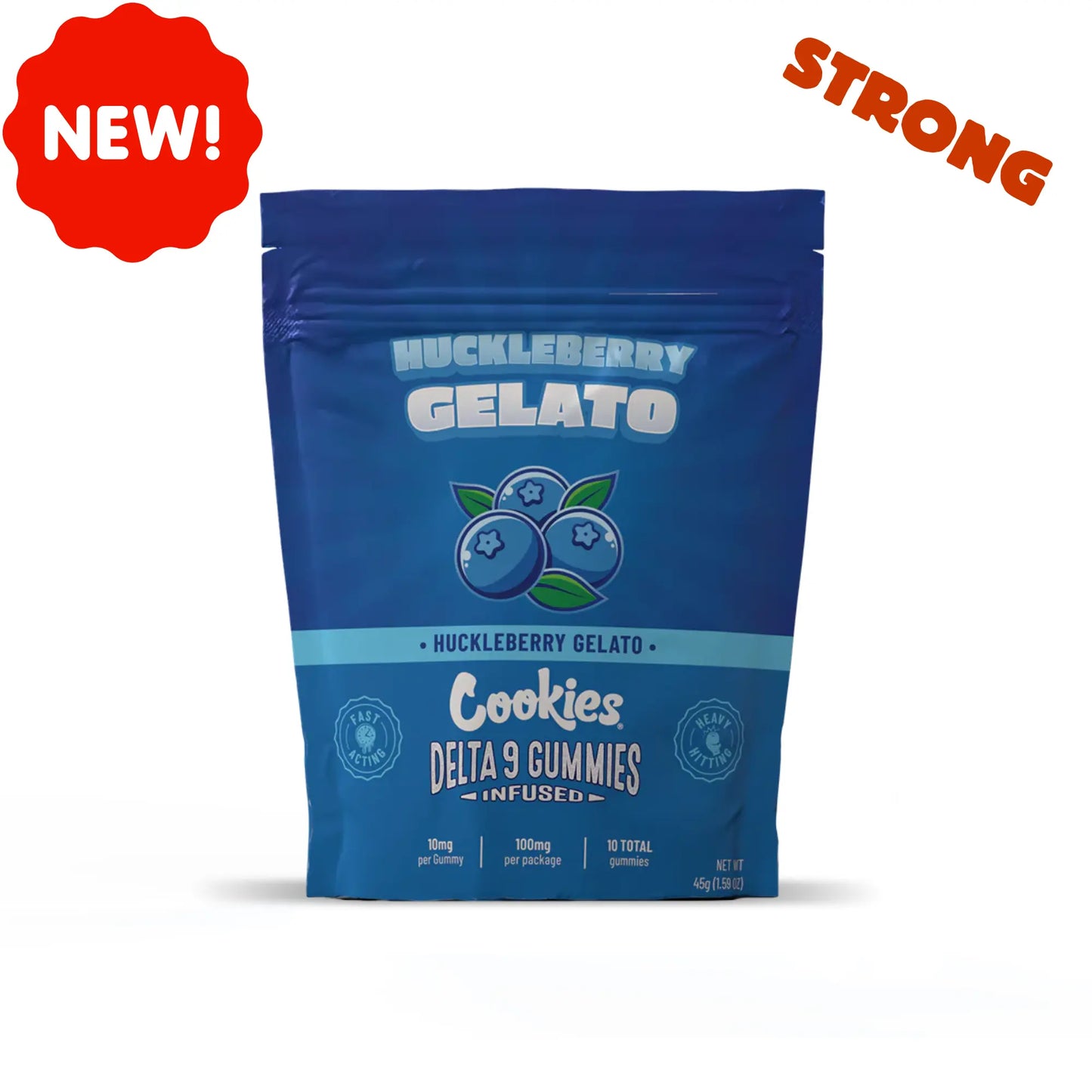 Cookies Gummies Delta-9 Huckleberry Bar | 10 mg THC – Goût fruits de bois EASYQUAL CBD SHOP