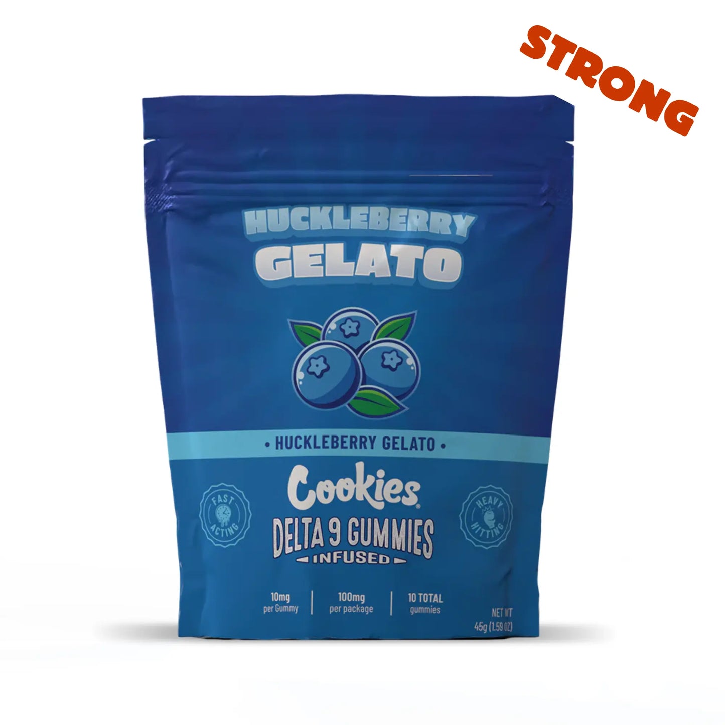Cookies Gummies Delta-9 Huckleberry Bar | 10 mg THC – Goût fruits de bois EASYQUAL CBD SHOP