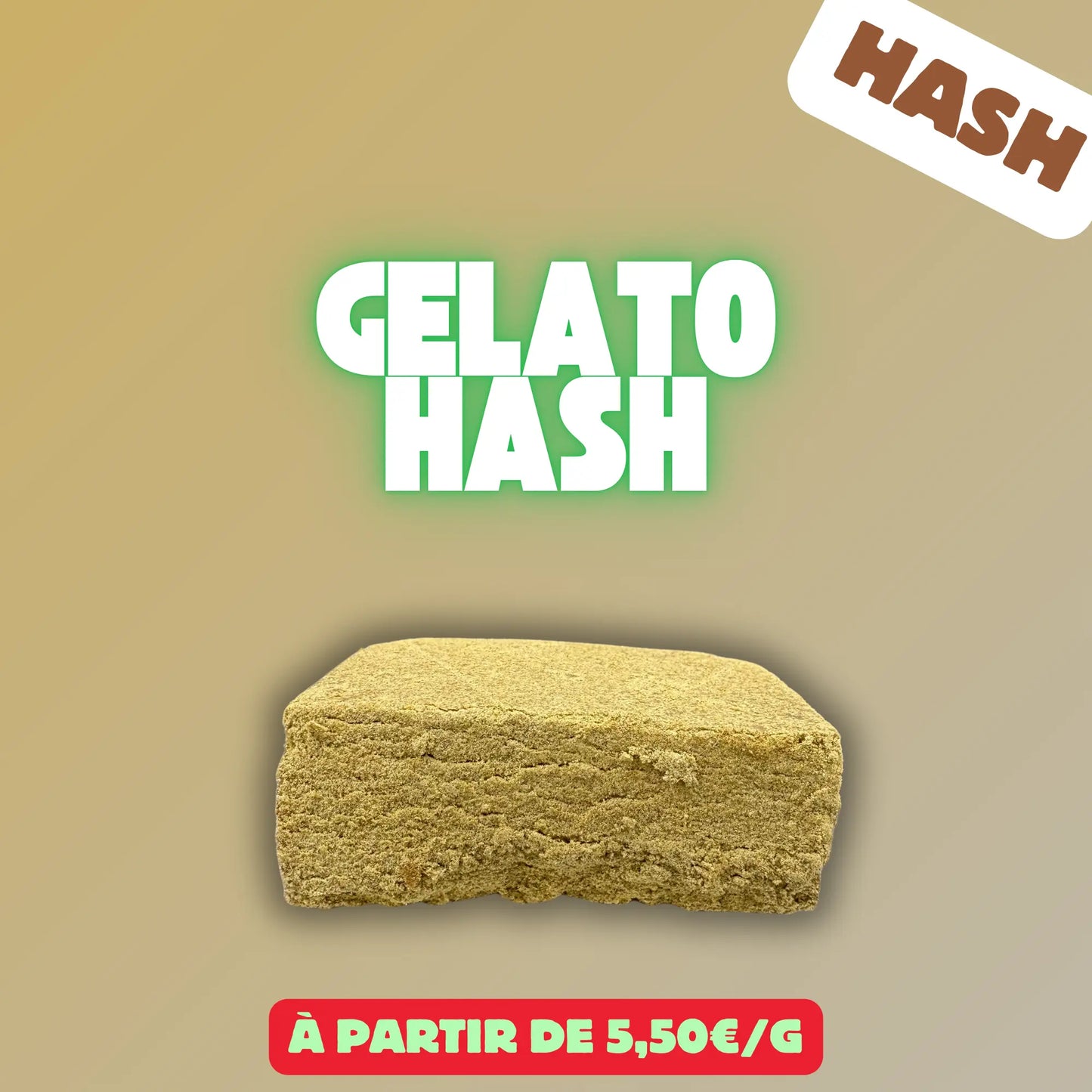 Gelato hash (Résine) EASYQUAL CBD SHOP