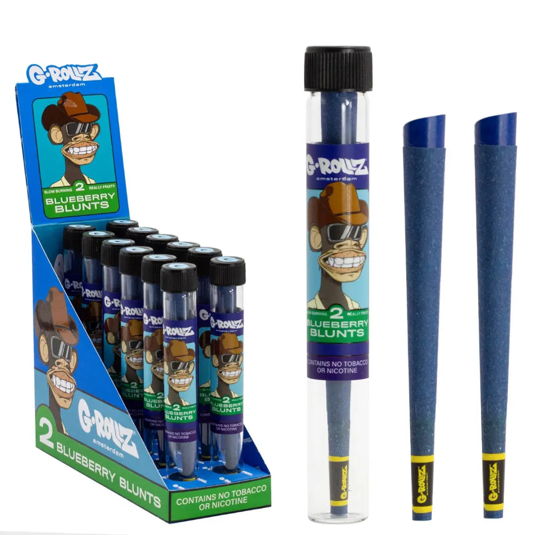 BLUNT PREROULE 1 1/4 G-ROLLZ BLUE APE BLUEBERRY PAR 2 EASYQUAL CBD SHOP