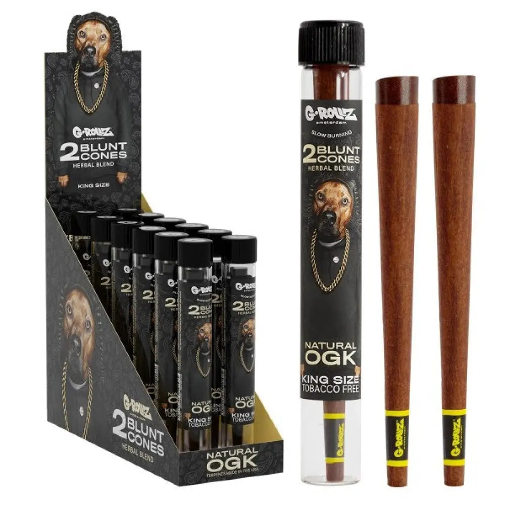 BLUNT PREROULE 1 1/4 G-ROLLZ HERBAL BLEND TERPENES NATURAL OGK PAR 2 EASYQUAL CBD SHOP
