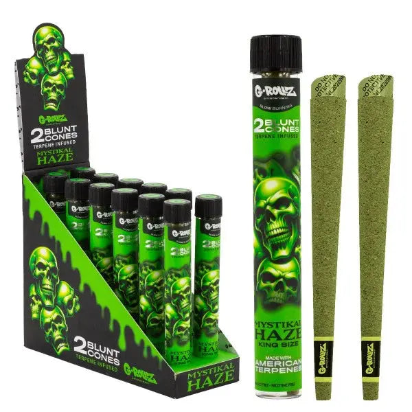 BLUNT PREROULE G ROLLZ TERPENES MYSTIKAL HAZE PAR 2 EASYQUAL CBD SHOP