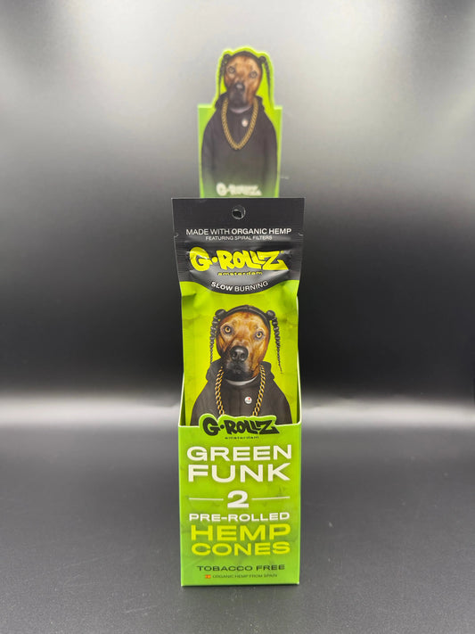 Blunt chanvre G-ROLLZ raisin pre-roll X2 Green funk EASYQUAL CBD SHOP