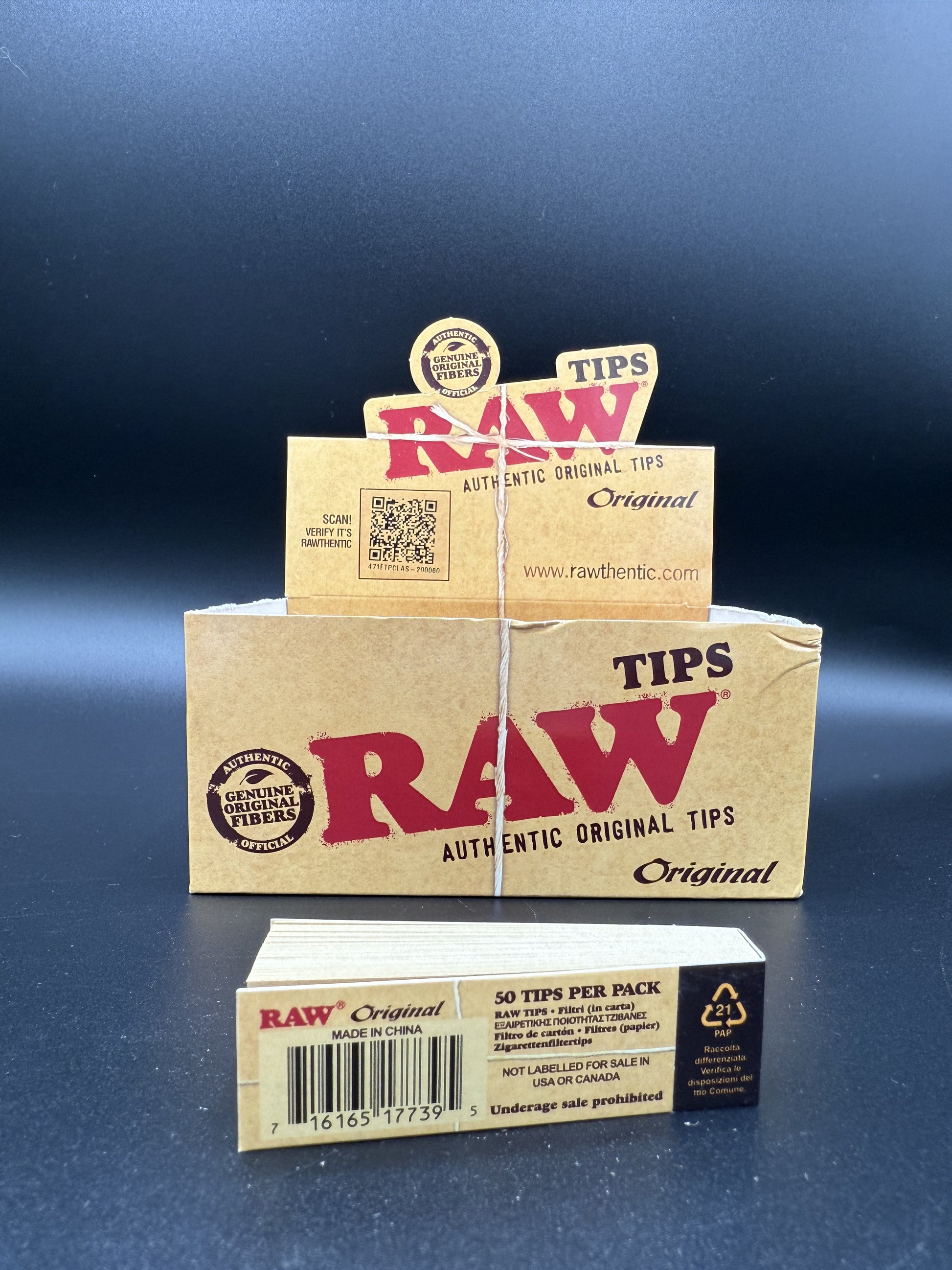Carton RAW tips original EASYQUAL CBD SHOP