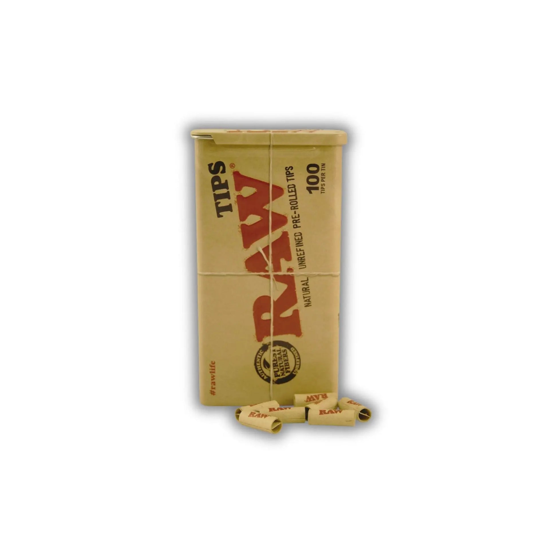 Carton RAW tips x100 boîte métal EASYQUAL CBD SHOP