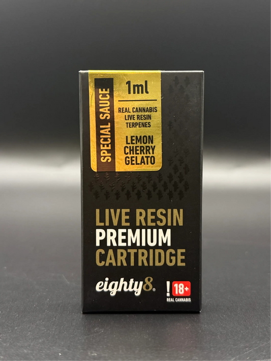 Cartouche résine vivante Lemon Cherry Gelato 92% CBD 1ml EASYQUAL CBD SHOP