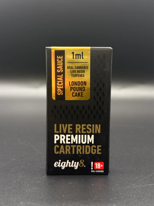 Cartouche résine vivante London Pound Cake 92% CBD 1ml EASYQUAL CBD SHOP