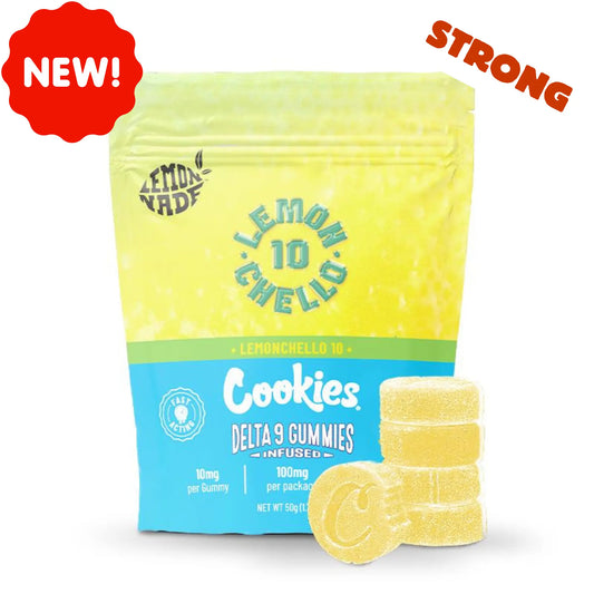 Cookies Gummies Delta-9 Lemonchello | 10 mg THC – Goût citron jeune et vert EASYQUAL CBD SHOP