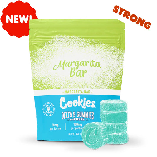 Cookies Gummies Delta-9 Margarita Bar | 10 mg THC – Goût citron frais EASYQUAL CBD SHOP