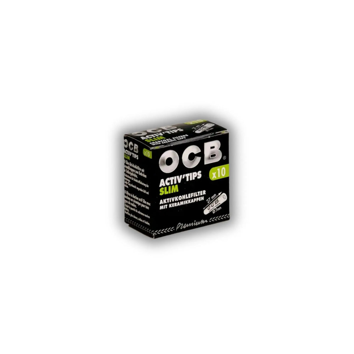 FILTRES CHARBON ACTIF OCB PAR 10 EASYQUAL CBD SHOP