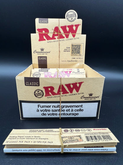 Feuilles RAW slim + tips Classic EASYQUAL CBD SHOP