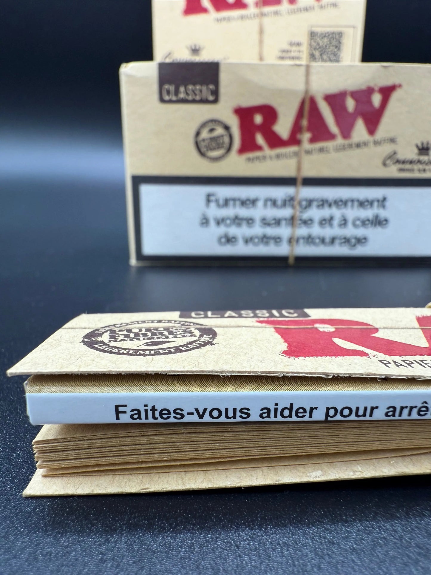 Feuilles RAW slim + tips Classic EASYQUAL CBD SHOP