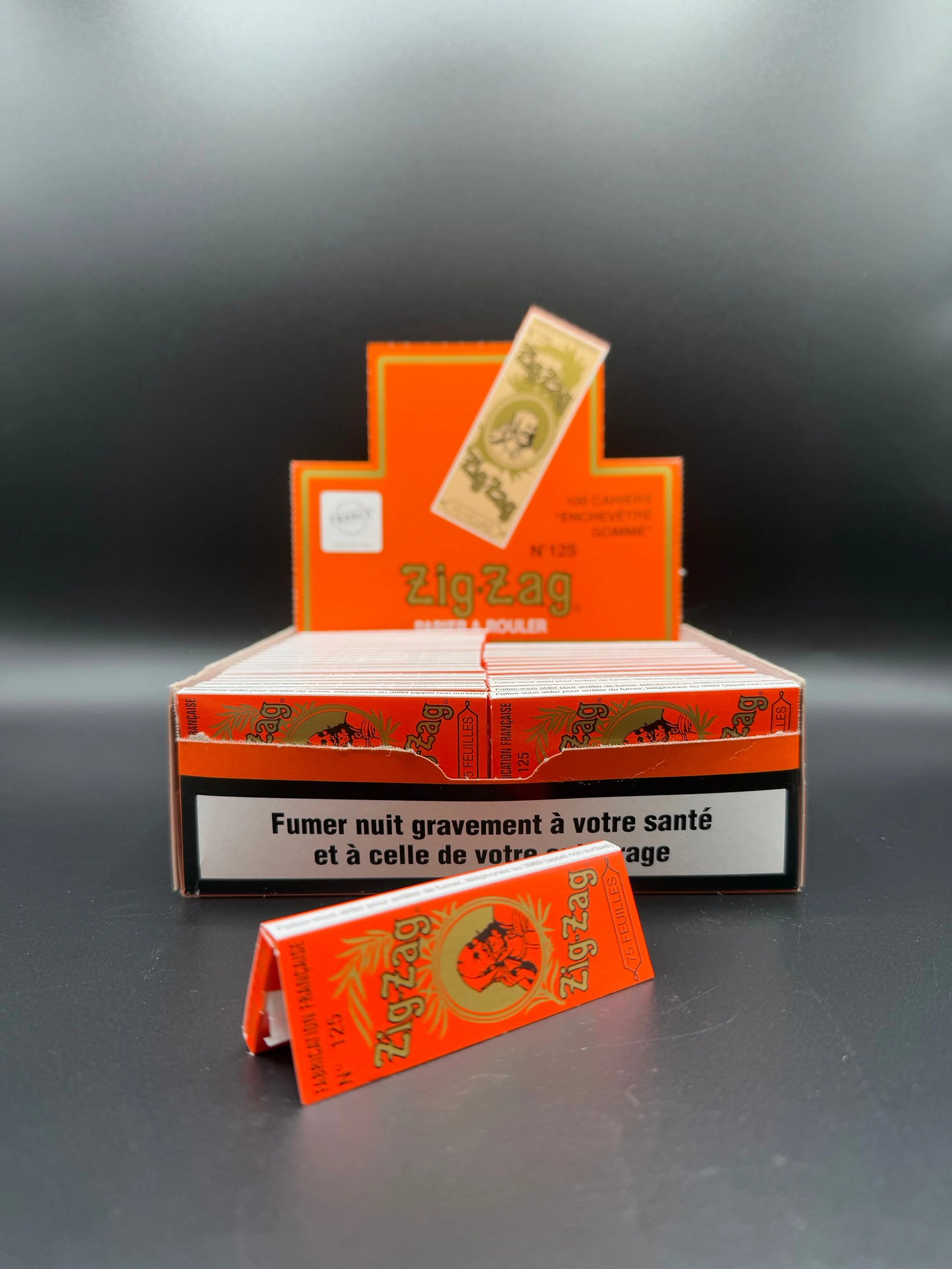 Feuilles ZIG ZAG N°125 1/4 EASYQUAL CBD SHOP