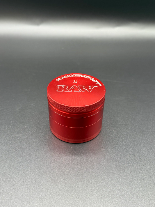 Grinder RAW hammercraft rouge 55mm EASYQUAL CBD SHOP