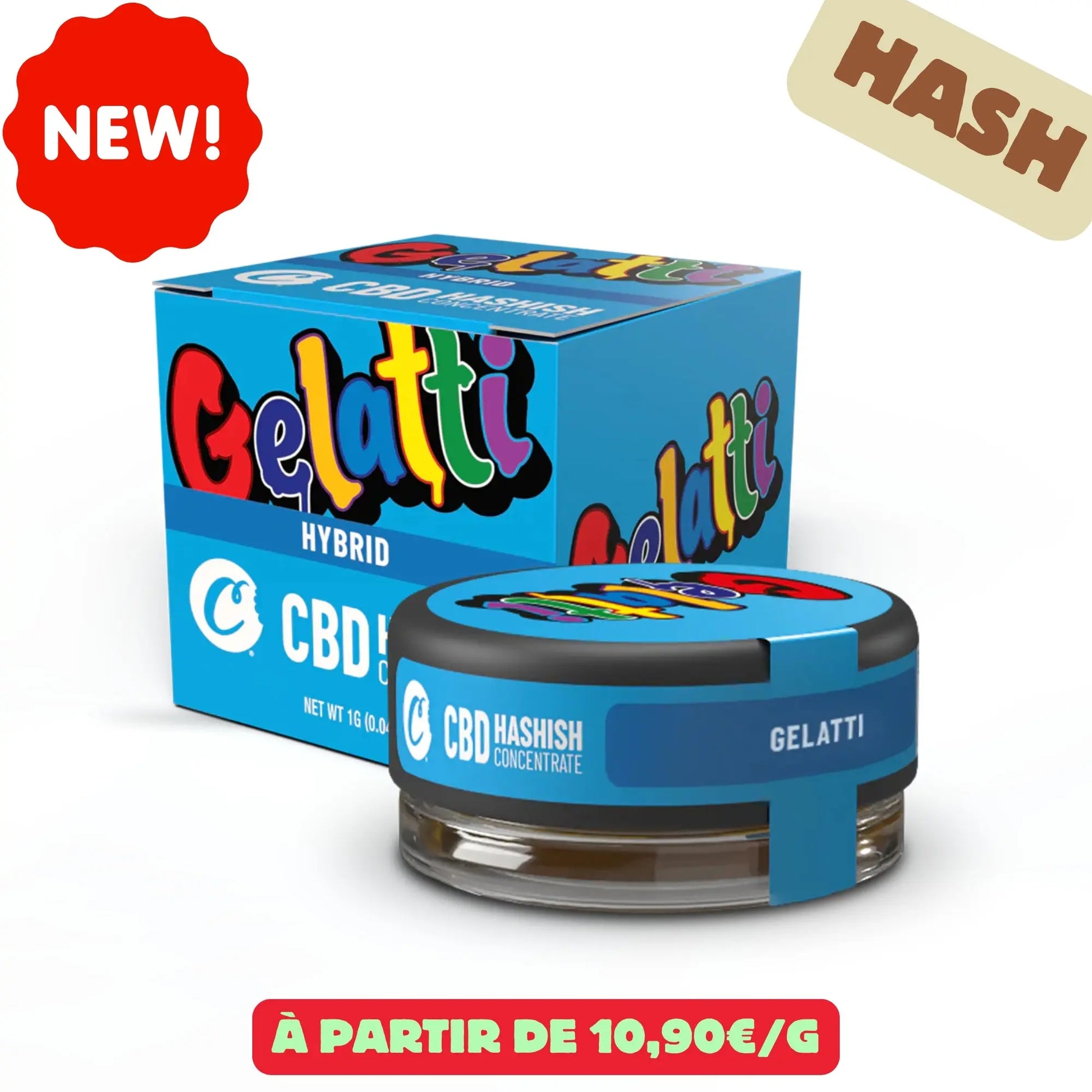 HASH Gelatti Cookies  – Résine CBD Premium EASYQUAL CBD SHOP