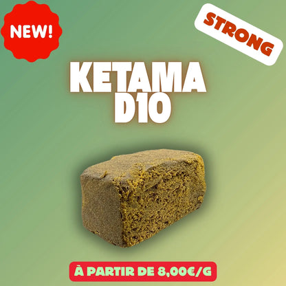KETAMA D10 – Résine CBD EASYQUAL CBD SHOP