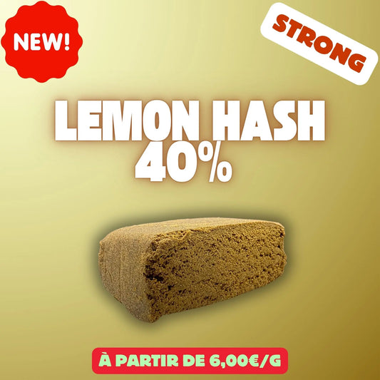 Lemon Hash 40% - Résine HIGH EFFECT EASYQUAL CBD SHOP