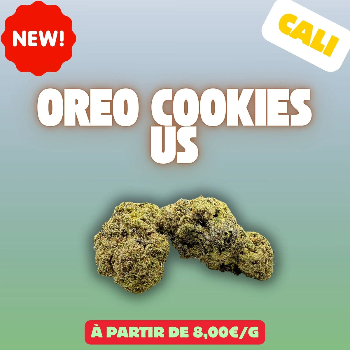 Oreo cookies US : Fleur CBD Cali EASYQUAL CBD SHOP