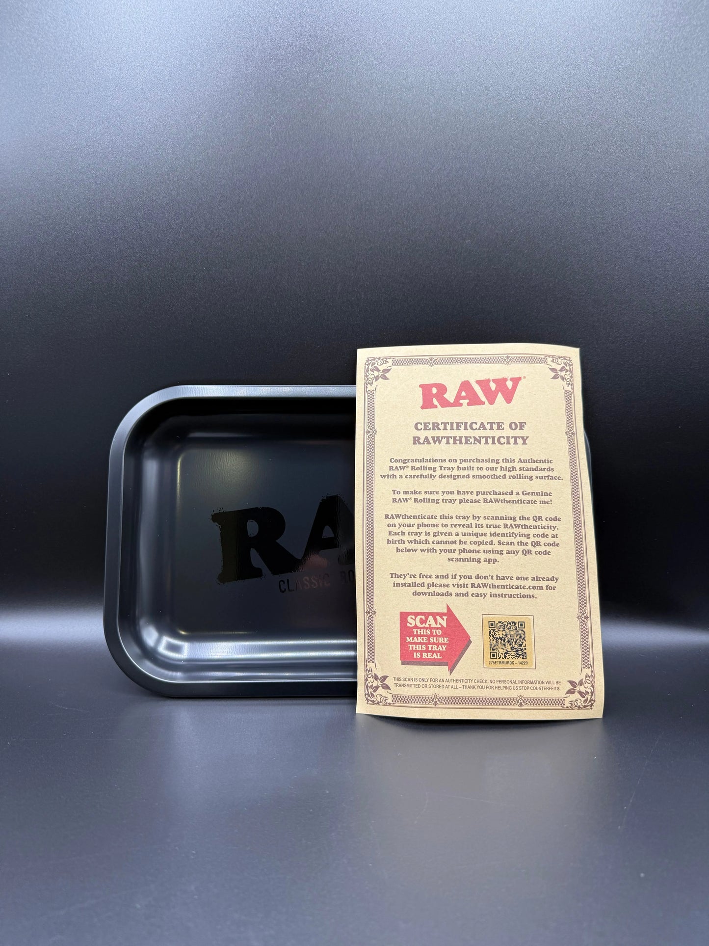 Plateau RAW Black Matte taille "M" EASYQUAL CBD SHOP