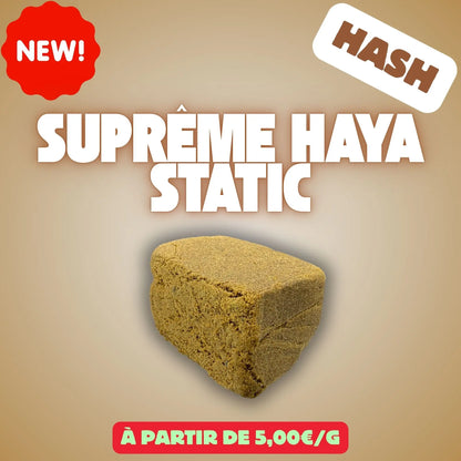 Suprême haya static - Résine CBD EASYQUAL CBD SHOP