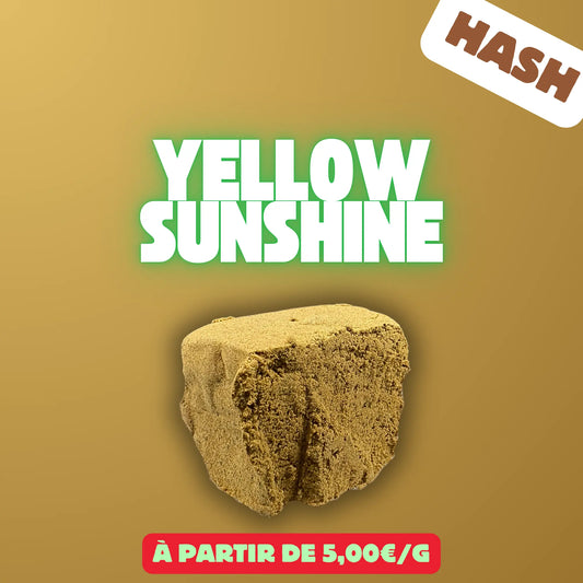 Yellow sunshine (Résine cbd) EASYQUAL CBD SHOP